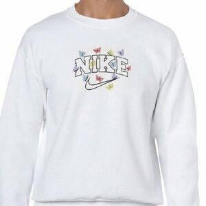 Nike butterfly embroidered sweater